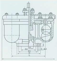 雙口排氣閥參數(shù)圖1